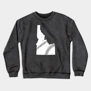 Idaho Baseball Seams Crewneck Sweatshirt